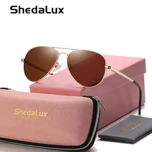 ShedaLux Unisex Charming Full Frame Sunglasses Outdoor-friendly Frog Frame Polarized Sunglasses UV400