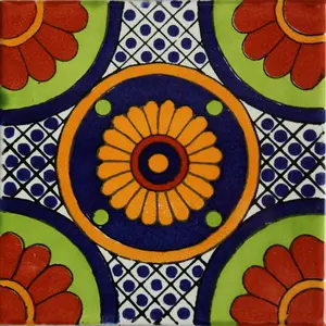 TalaMex Bacanora Talavera Mexican Tile