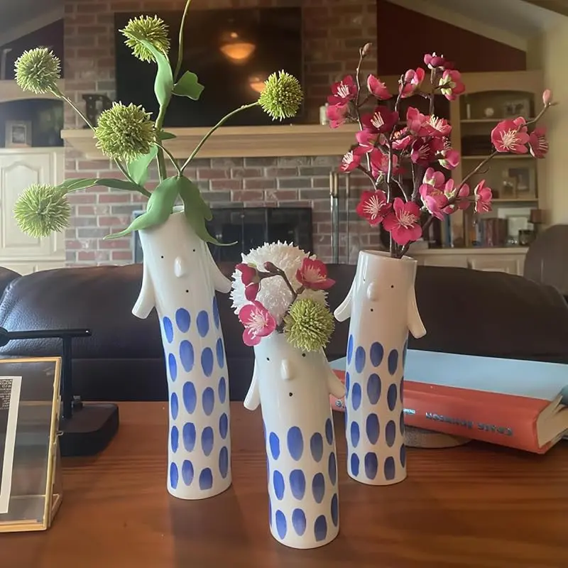 Family Vase Blue-3pcs