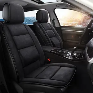 #D Plush Seat Cushion- 1Pc Winter Plush Single-Piece Car Seat Cushion Short Plush for All Seasons Thickened Rear Warm Backrest for Winter Comfort