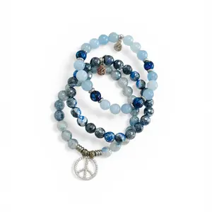 TTT Live Exclusive Peace Stack Set of 3 Bracelet Bundle