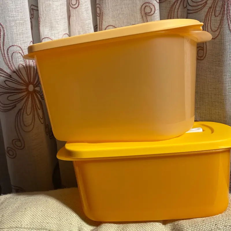 Kitchen 2-Piece Microwave Set - 1.7 L Orange Unit, 2.3 L Peach Unit
