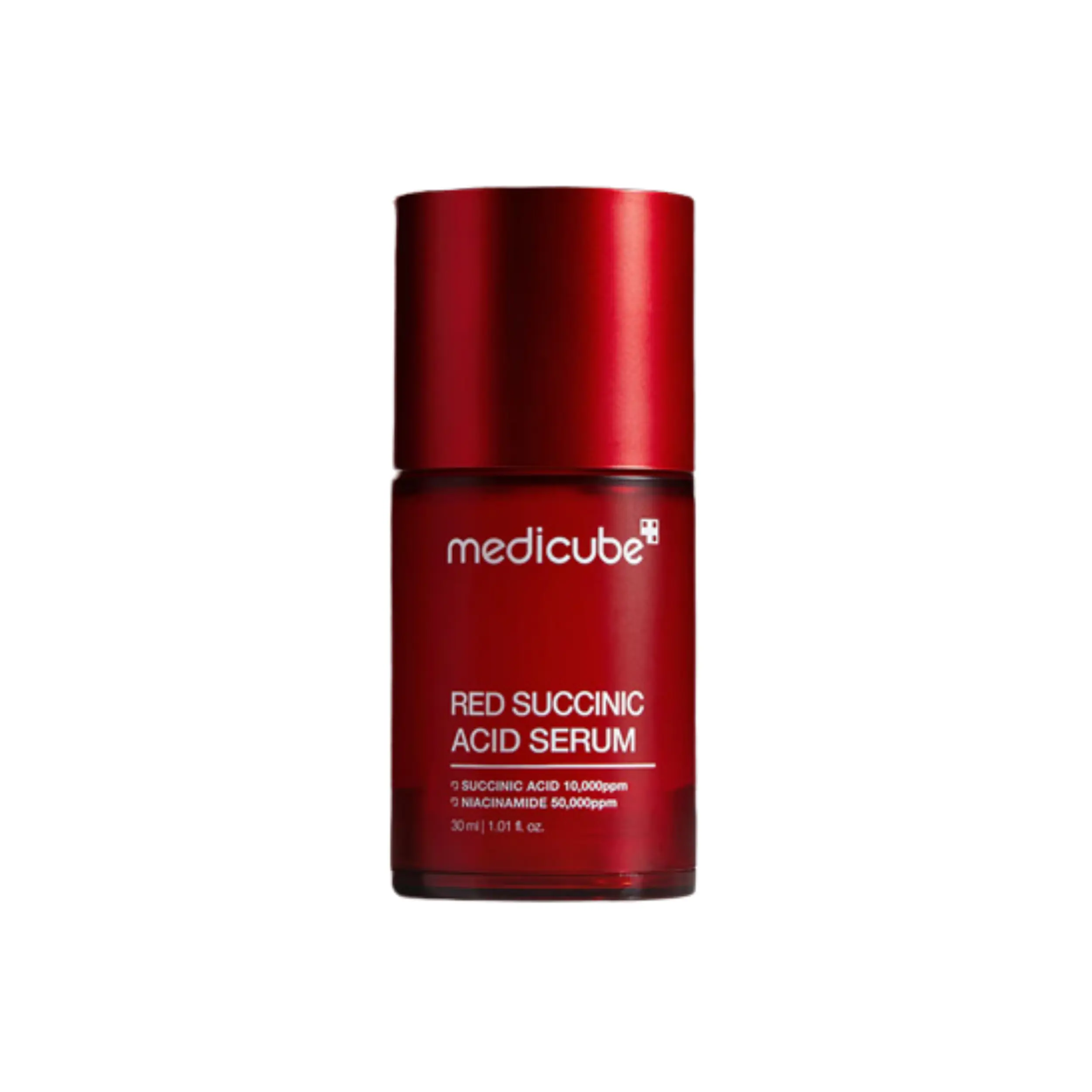 [Official Medicube Partner] Red Succinic Acid Serum 30ml - Suitable for Acne-Prone Skin, Restore damaged skin to healthy level, Exfoliates blackhead & whitehead & sebum