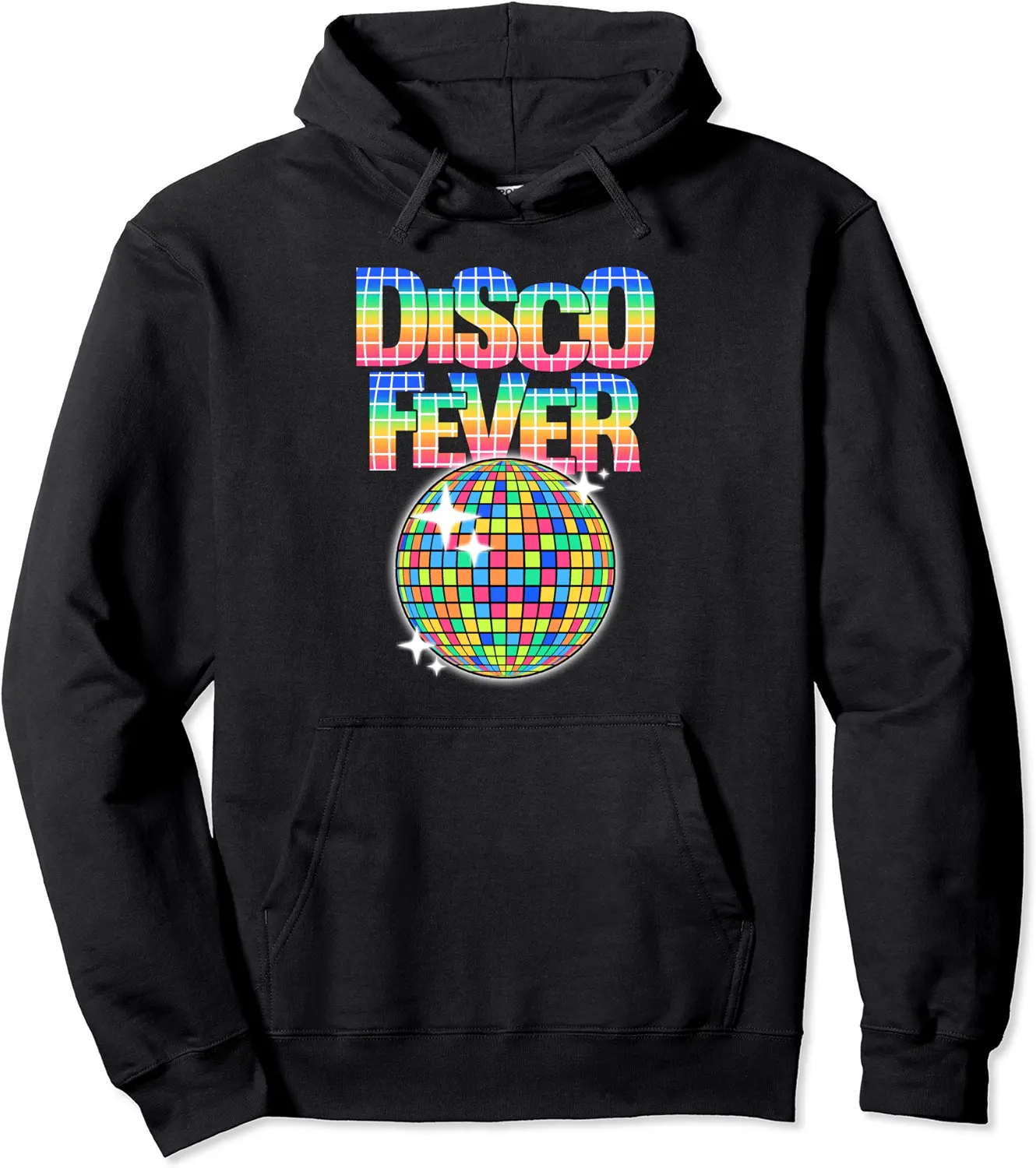 Disco Ball Themed Vintage Disco Fever Dancing Pullover Hoodie - Terrancecar Shop 56B0CKS42HB1