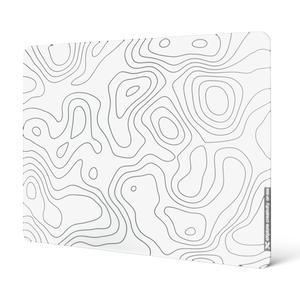 XVX Glass Mouse Pad 4.0, 1.35 ft × 1.02 ft ,Hard Mousepad for Gaming,FPS Games Ultra-Smooth Micro-Etched Surface with Non-Slip Rubber Base(410mm*310mm) Stomp Pad