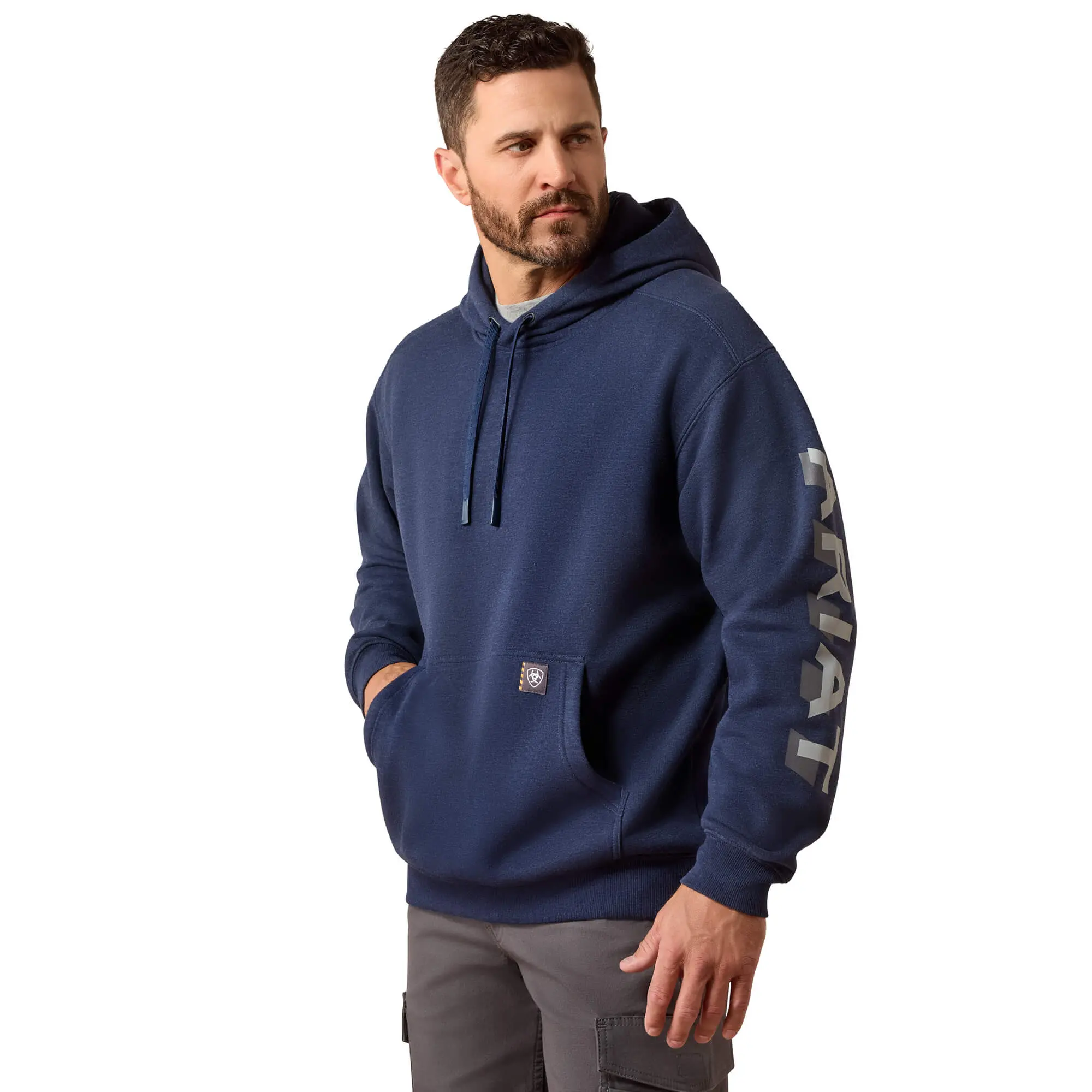 Men's Rebar Lightweight Logo Hoodie Men's Rebar Lightweight Logo Hoodie