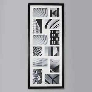 Thin Collage Holds 12 Photos Black - Room Essentials