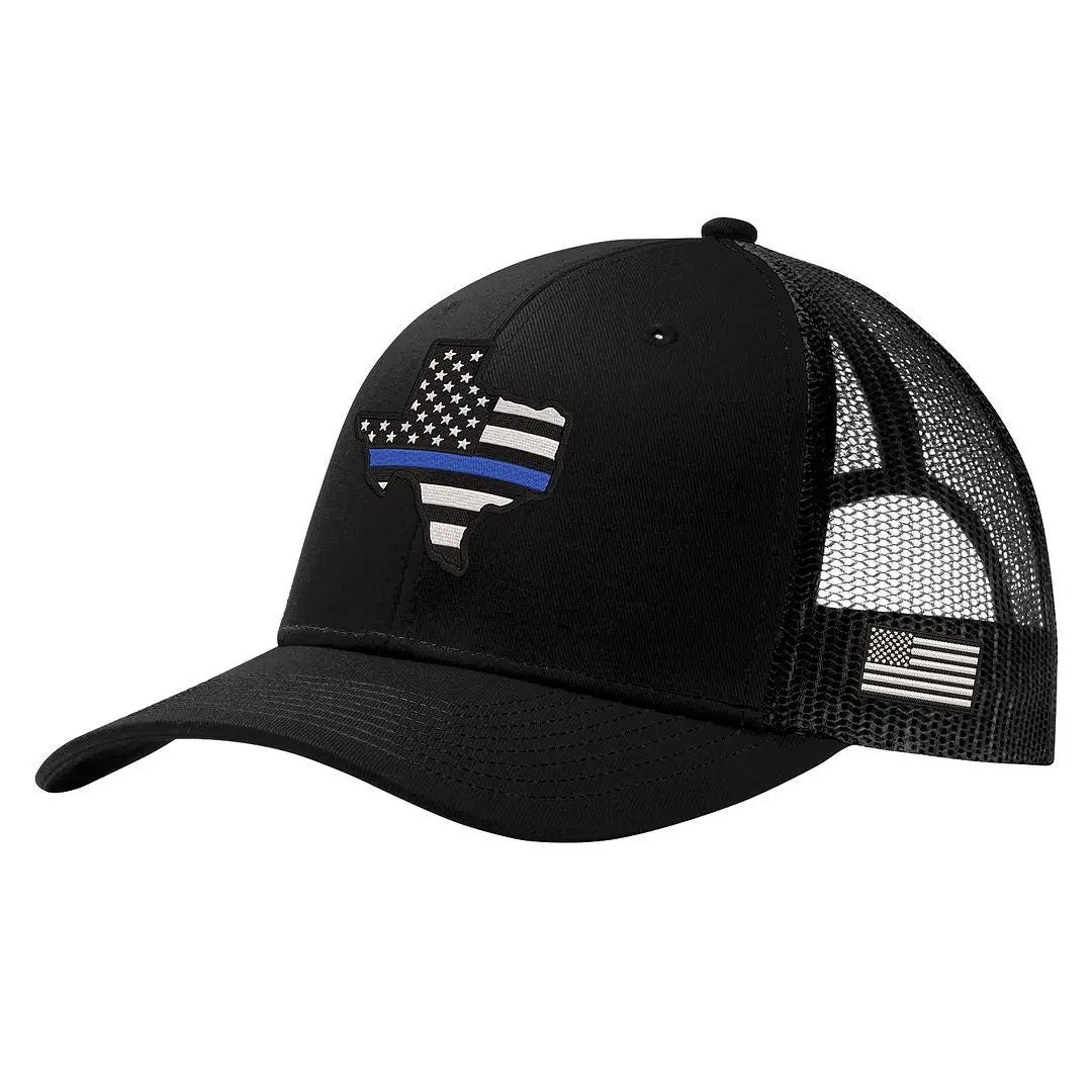 Texas Blue Line Trucker Hat