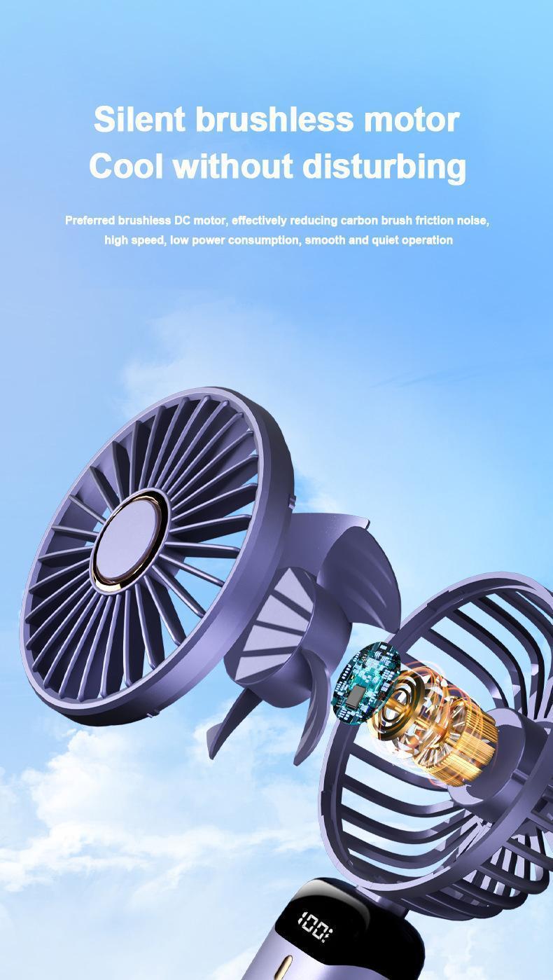 4-Color Foldable Neck Fan – Multiple Colors to Choose From! Premium quality, instant cooling, foldable & portable, strong airflow for quick refreshment.