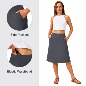 Beroy:Women's High Waisted Tennis Skirts Skater Skort Tummy Control Golf Shorts Pockets (Available in Plus)