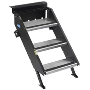 MORryde STP32629H 26 in. 3 Step with Strut Assist Weightless RV Steps