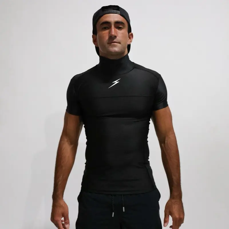 DRVN 1/4th Sleeve Turtleneck Compression Shirt
