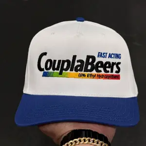 CouplaBeers Fast Acting Funny Meme Hat Custom Embroidered