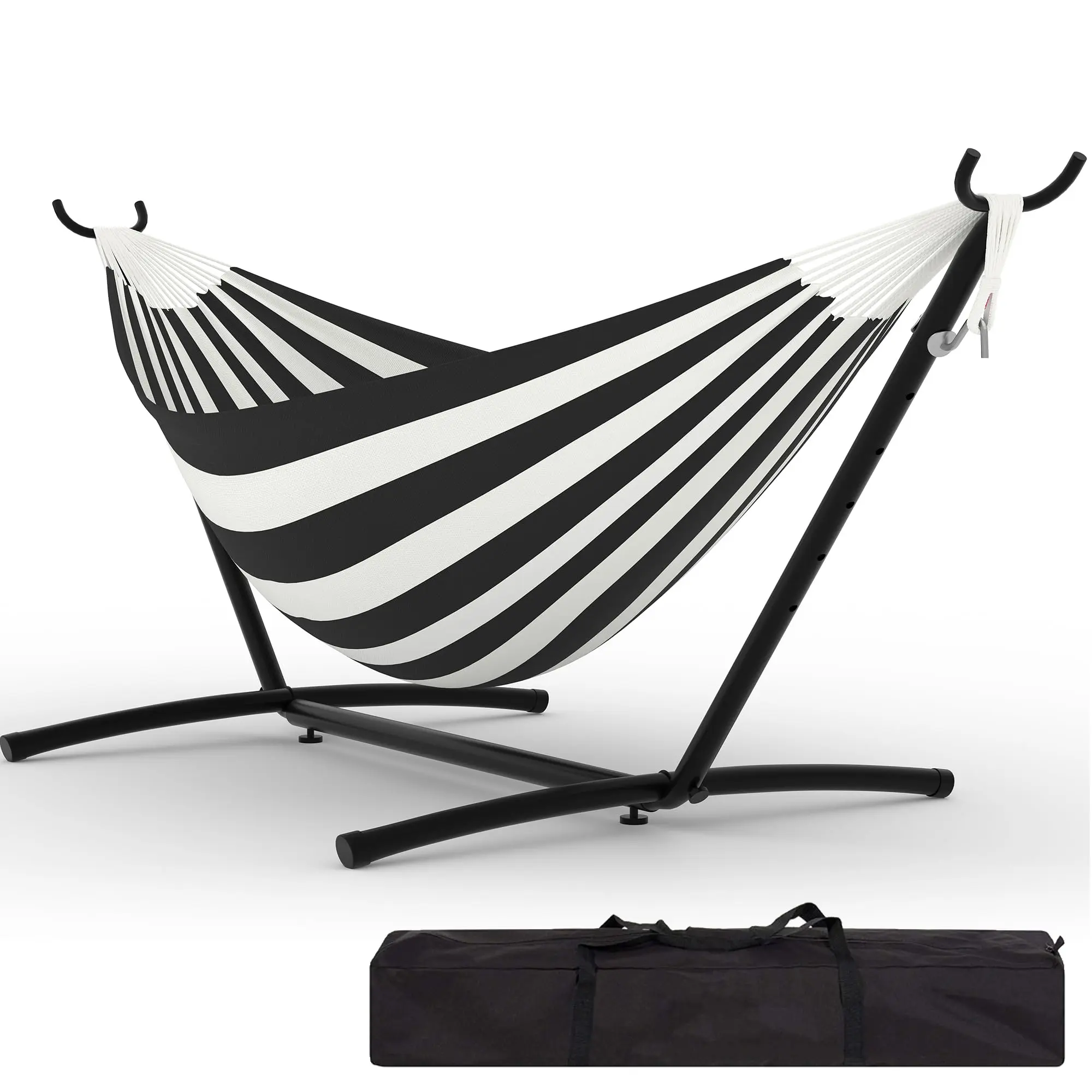Dark gray and white stripes