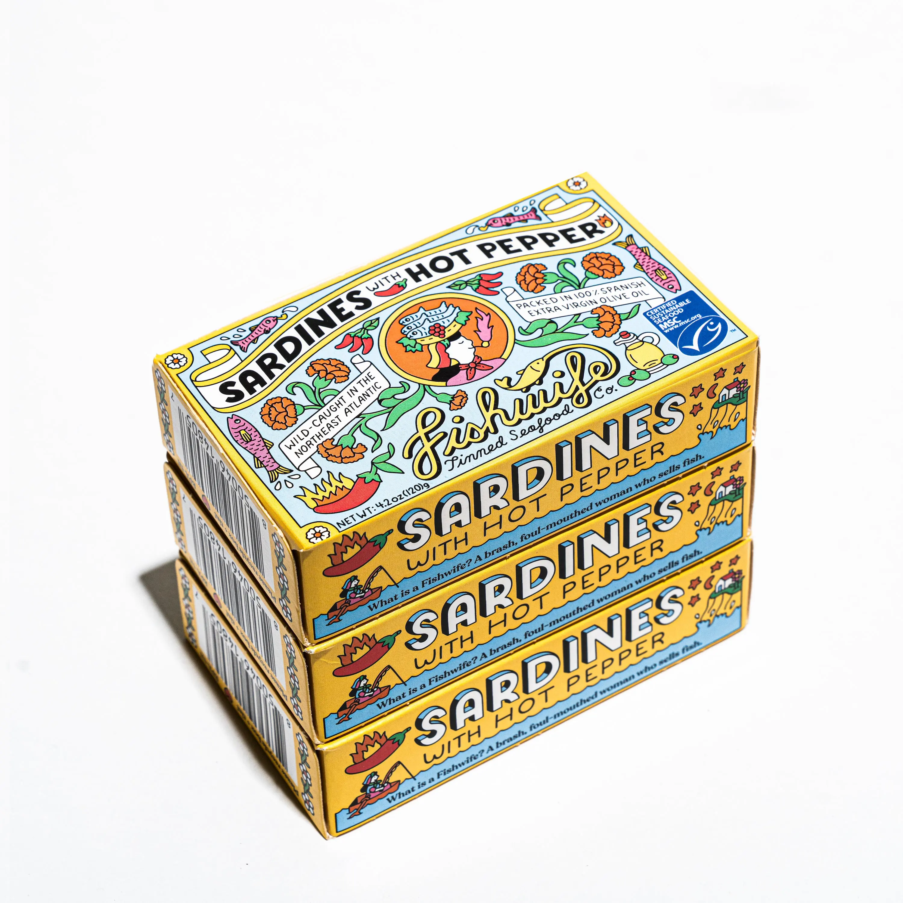 Sardines with Hot Pepper (3-Pack) Sardines with Hot Pepper (3-Pack)
