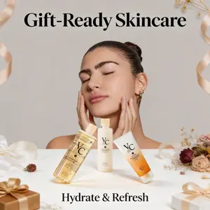 VC Skincare Set: VC Toner, VC Lotion, and VC Facial Cleanser. Refreshing & Hydrating Skin-Nourishing Formula—Ideal for Essence Compress; Moisturizing Lotion; Skin-Nourishing Care; Cleansing Facial Wash; Refreshing Hydration.