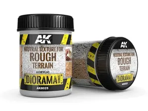 AK Interactive - Diorama - Natural Texture for Rough Terrain (250ml) AK8025