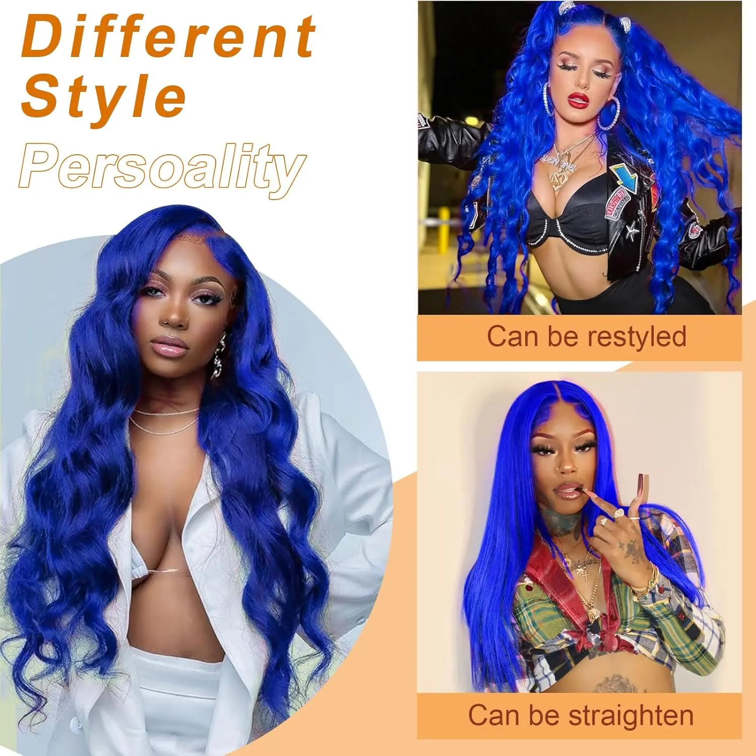 Human Hair Body Wave Lace Front Wig 20 Inch Pre Plucked 200 Density Red 13X6 Lace Front Wigs Human Hair 200 Density HD  main image 3