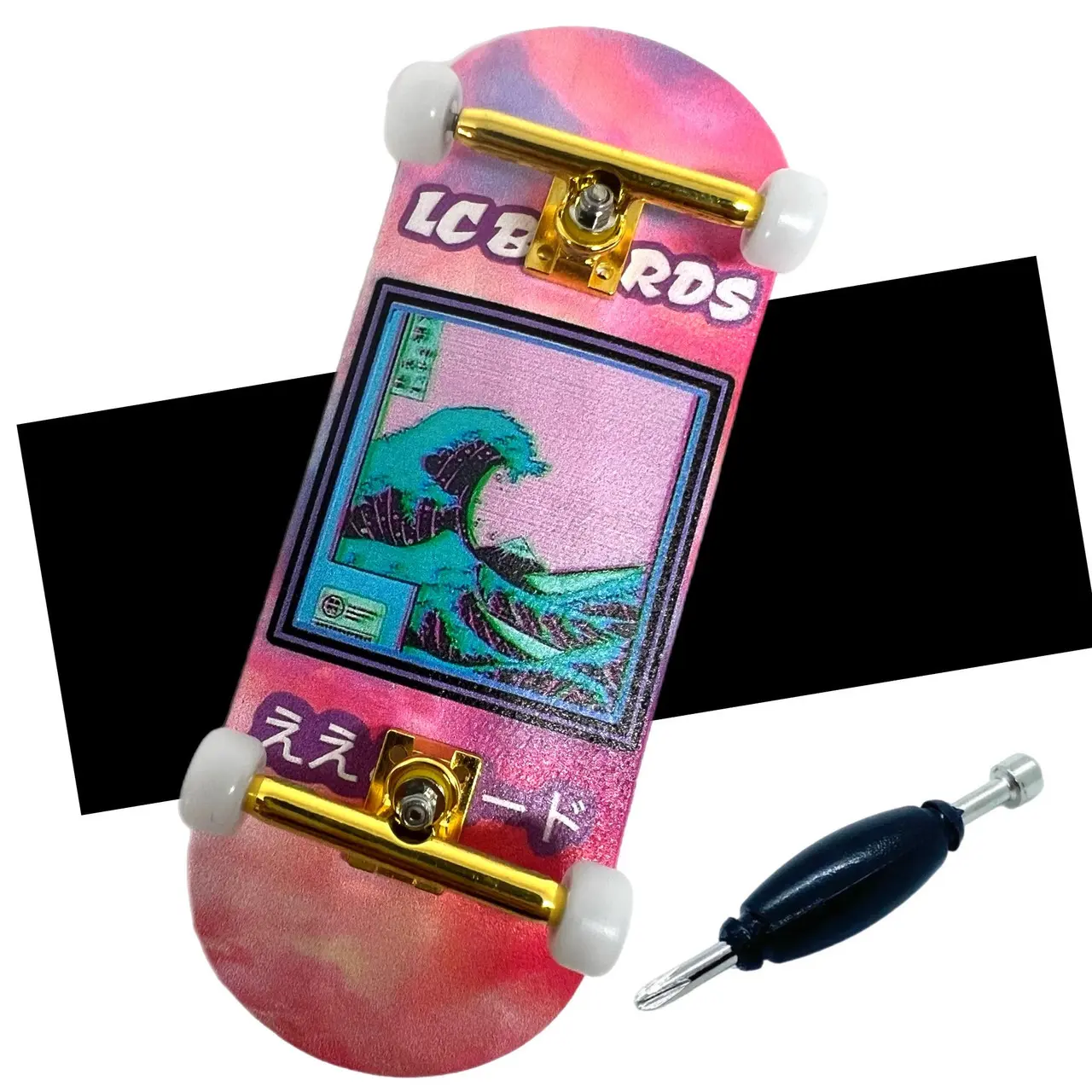 LC BOARDS 98X34 COMPLETE WAVE GRAPHIC FOAM GRIP TAPE
