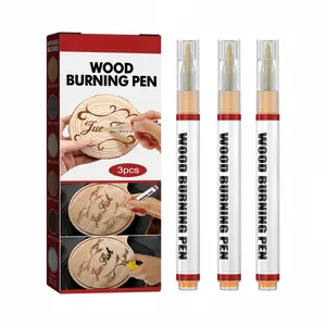 Wood Burning Pen Kit for DIY Crafts & Pyrography, Wood Engraving Tool Set for Wood, Leather & Cork, Personalized Art, Branding & Handmade Projects