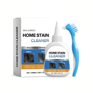Seal & Grout Home Stain Cleaner Gel for Kitchen Metal Surfaces - 100ML Deep Cleaning Formula Removes Stains Effortlessly