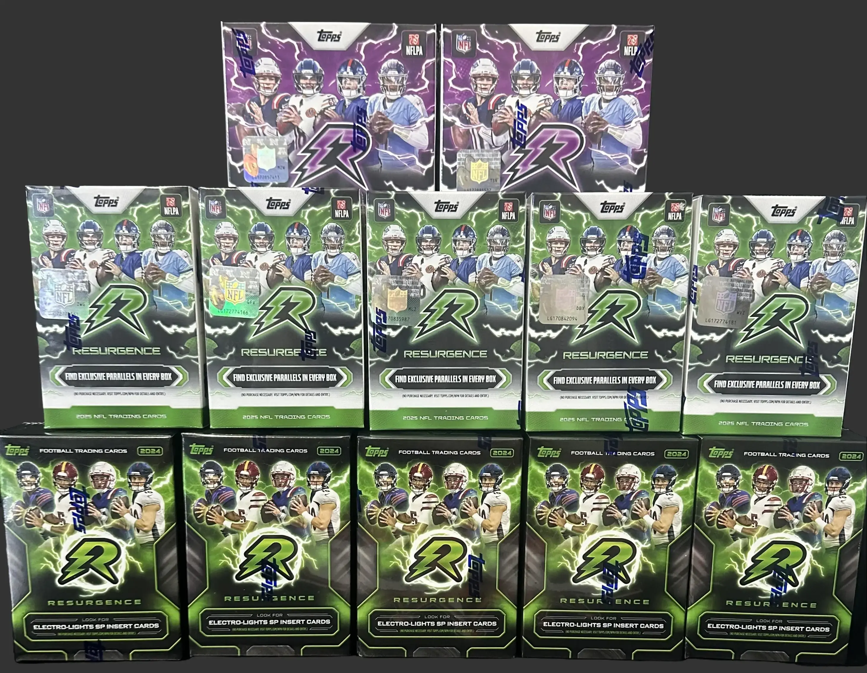 Premium Football Card Break #213 2-2025 Topps Resurgence Mega Boxes 5-2025 Topps Resurgence Value Boxes 5-2024 Topps Resurgence Value Boxes
