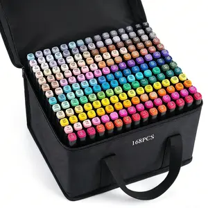 120/168/262 Alcohol-Based Dual-Tip Markers – Vibrant Quick-Dry Art Supplies for Drawing, Coloring & DIY Crafts