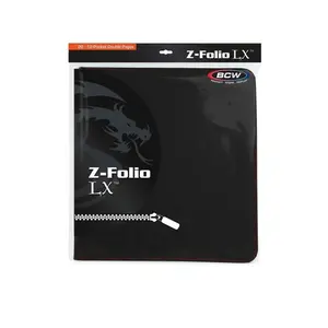 BCW 12-Pocket Zipper-Binder LX (480 card capacity)