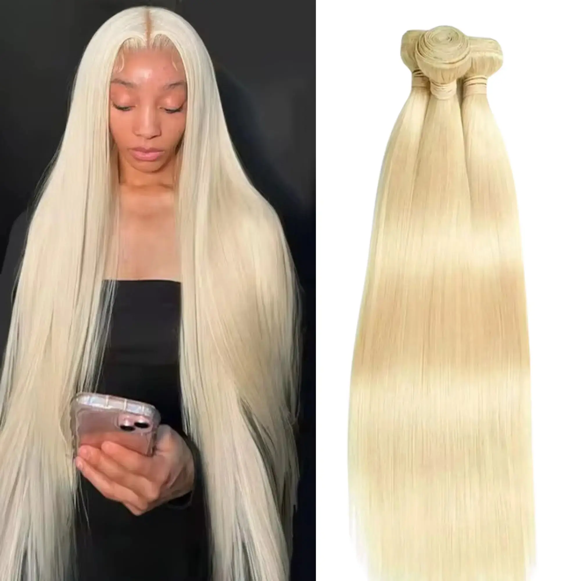 #613 Blonde Hair Bundles
