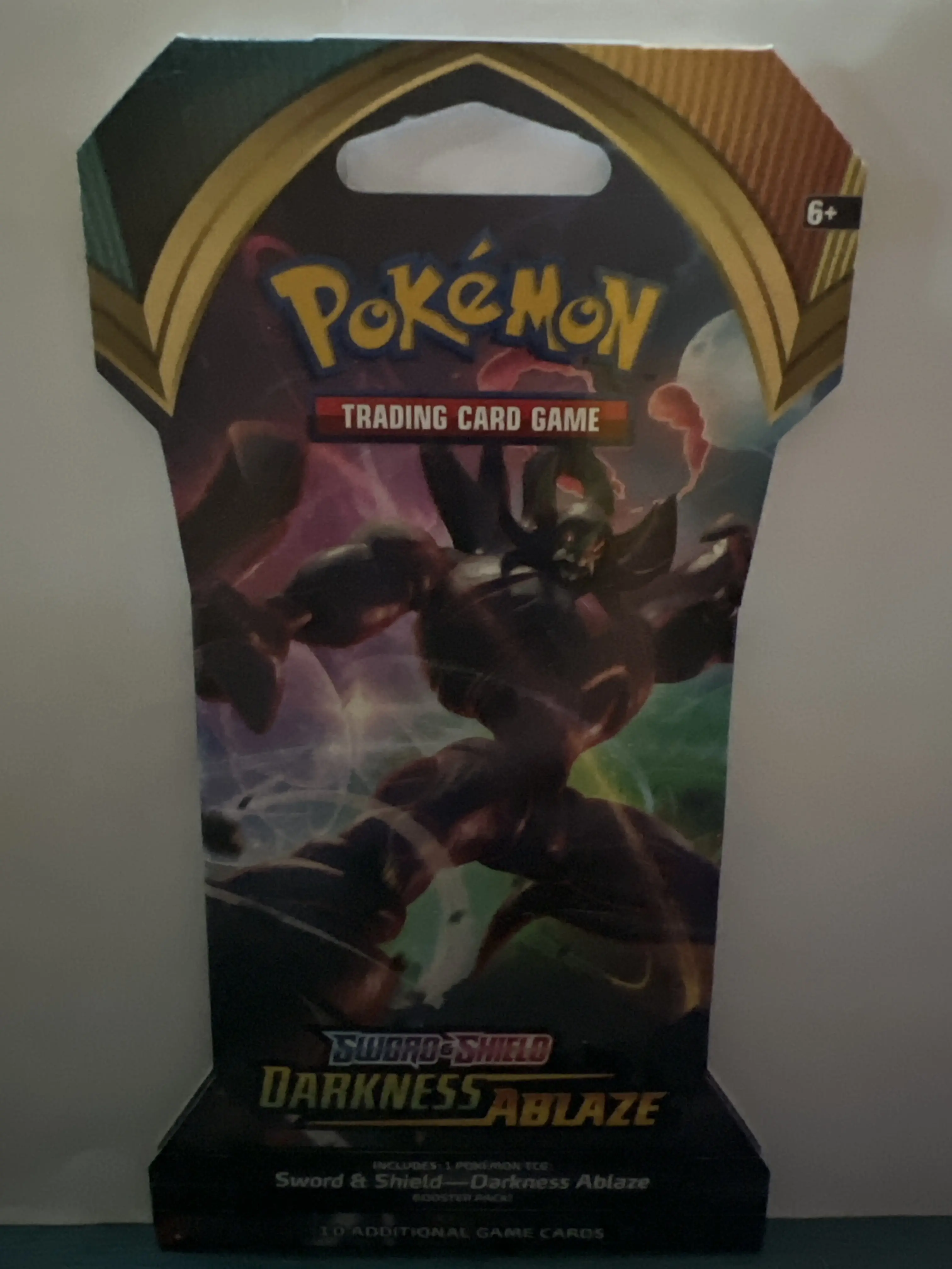 pokemon trading card game sword and shield darkness ablaze Amazon.com: Pokemon Sword and Shield Darkness Ablaze Booster Pack (1  Booster Pack) : Toys & Games main image 1