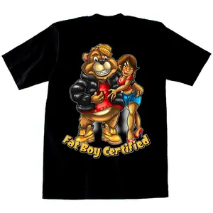 Fat Boy Certified Brown Bear casual Tshirt Man Menswear