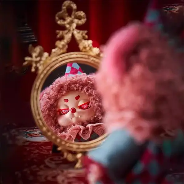cino Plush doll blind box figurines, a stuffed mystery box toy in the circus series, a cute and mysterious plush collectible, a great birthday gift for girls.