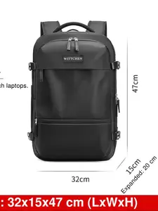 Simple Large Capacity Travel Backpack, Multi-Pocket Casual Daypack for Students & Travel, Ideal for Daily Use and Adventures