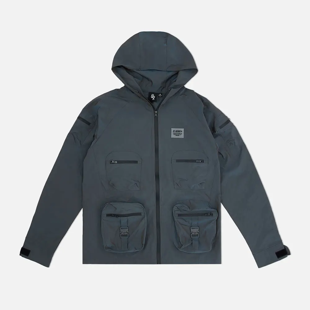 Combat Nylon Jacket Iridescent Steel Combat Nylon Jacket Iridescent Steel