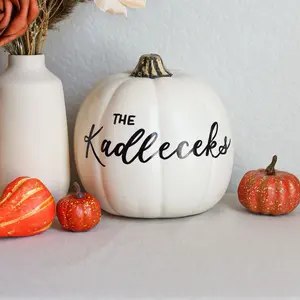 Personalized Foam Pumpkin