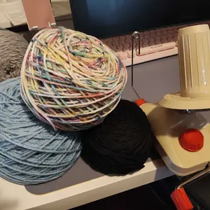 Manual Wool Yarn Winder, 1 Count Hand Crank Yarn Winder, Portable Yarn Ball Winder, Sewing Supplies for Home & Sewing Shop