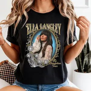 [Sale Up To 47%]  Vintage Country Music Tee, Retro 90s Dandelion Tour Shirt, Floral Western Graphic T-Shirt, Retro Ella Cowgirl Outfit, Fan Gift