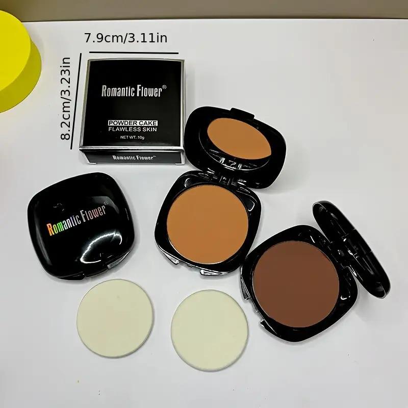 [Waterproof Powder] Waterproof & Sweatproof Contouring and Setting Powder, 3 Shades Available |   Conceals Blemishes & Controls Oil, Matte Finish Foundation with Natural Makeup Feel, Includes Powder Puff bronze  eye  shadow