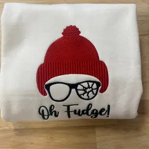 Oh fudge embroidered sweatshirt