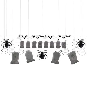 Bulk 17 Pc. Halloween Party Graveyard Decorating Kit