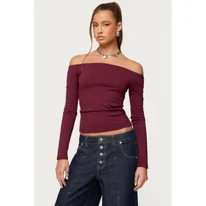 Katie Off Shoulder Long Sleeve Top