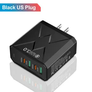 USB C Charger Block 40W 4-Port 20W Type C Charging Block 3.1A USB Wall Charger for iPhone 16, 15, 14, 13, 12, 11, Pro, iPad, SamsungTablet charger 4 1