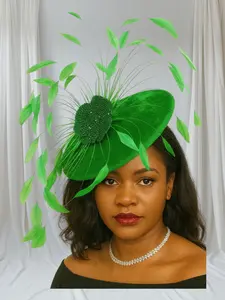 CRZ Hat Embellished With Feathers