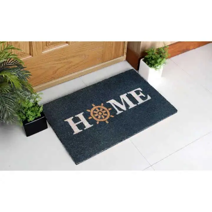 White Home with anchor Doormat White Home with anchor Doormat
