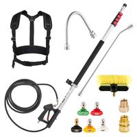 20 FT Power Washer Wand With Extra Brush Head