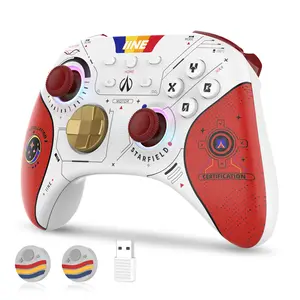 IINE Switch Pro Controller with Hall Effect Joystick/Trigger,  (No Drift)Wireless Switch Controllers for PC/Switch/Steam/Tablet/Phone, Switch Remote Gamepad with NFC/Mtion Sense/Macro/Wake-up/Rumble