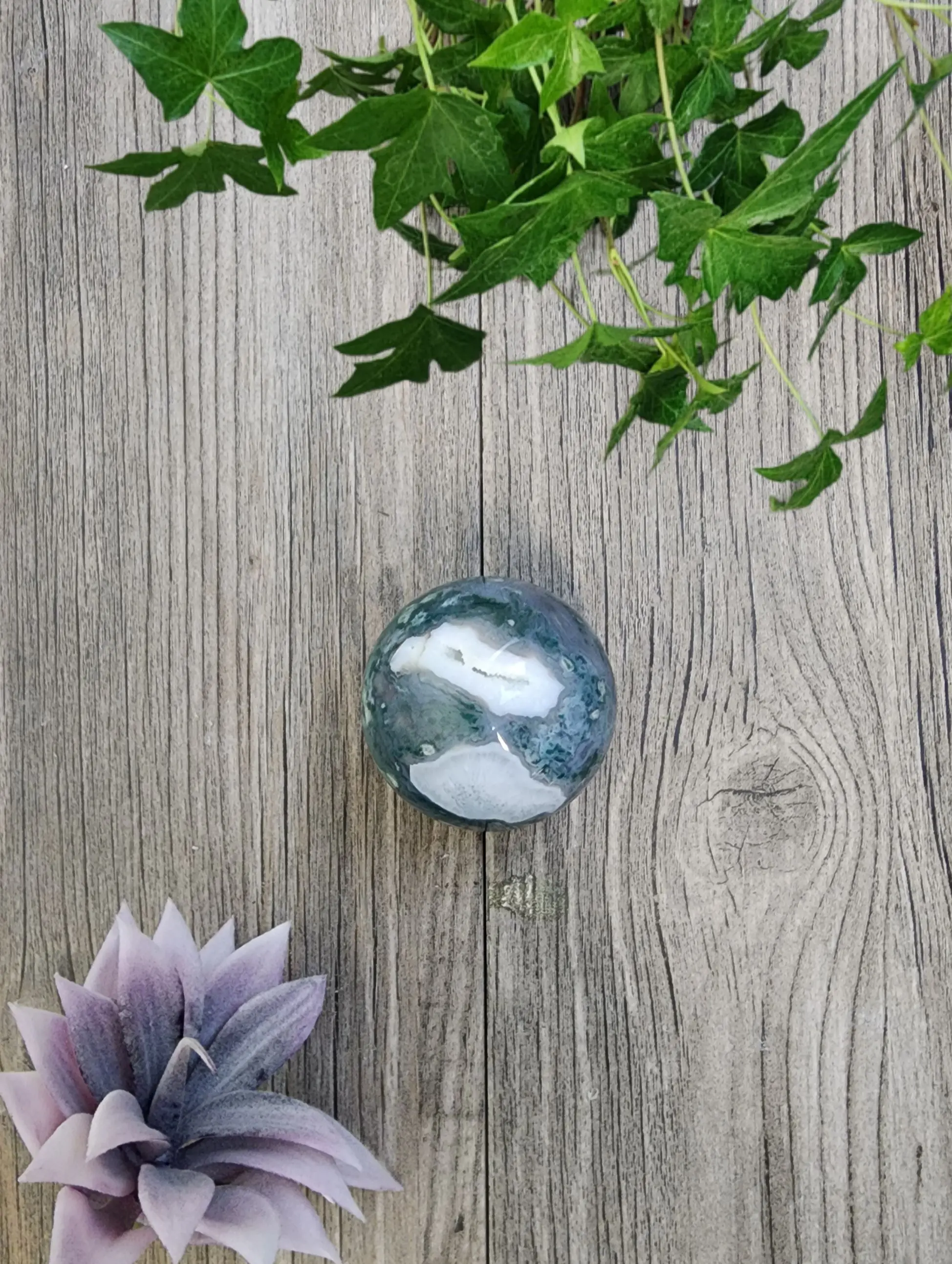 Moss Agate Sphere