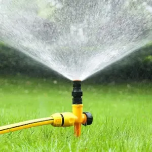 1pc Irrigation head Adjustable 360 degrees Automatic rotating water spray Ground sprinkler irrigation Garden Underground nozzle