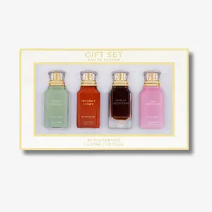 Gulf Orchid Flirt Edition Gift Set 4 EDP x 30ml Creamy Pistachio + Heavenly Lychee + Vanilla Addiction +  Pink Marshmallow