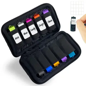 USB Holder Storage Bag, Electronic Accessories Organizer for USB Flash Drive, USB Case, Thumb Drive Caes, Jump Drive Case, USB Organizer